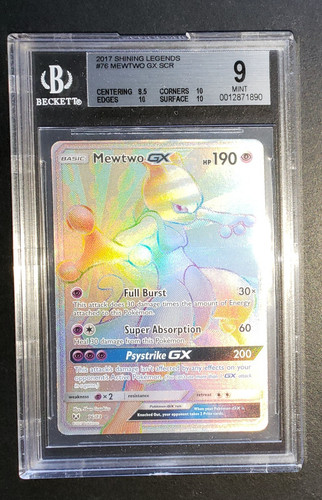 Mewtwo shining legends scr - mewtwo, gx