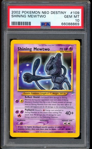 2002 pokemon shining mewtwo - pokemon,