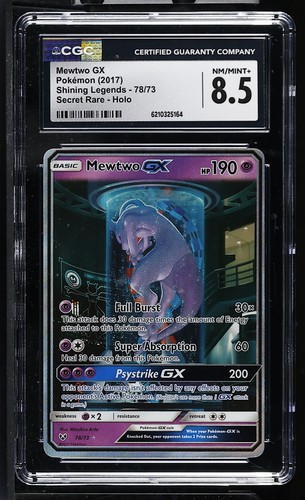 Cgc mewtwo 78 73 - gx, 78/73