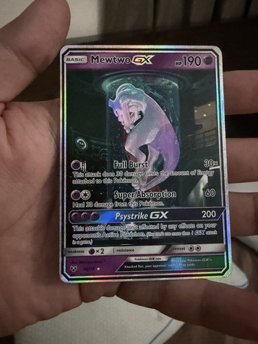 Pokemon tcg mewtwo holo - gx,
