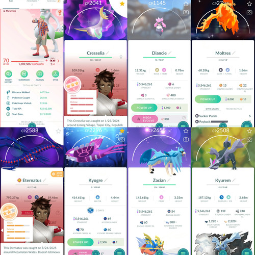 Pokemon acc lvl 282 - lvl,