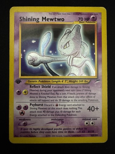 Shining mewtwo 109 - mewtwo, neo