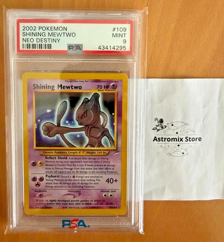 Shining mewtwo holo 109 - shining, 109/105