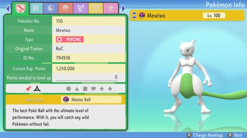 Pokemon shiny mewtwo 6iv - pokemon,