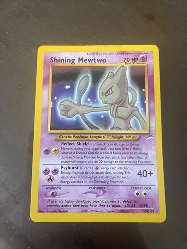 Shining mewtwo 109 105 neo - mewtwo, |