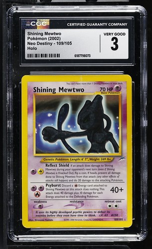 Cgc shining mewtwo 109 105 - cgc,