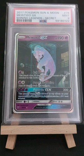 Pokemon card mewtwo secret - mewtwo, gx