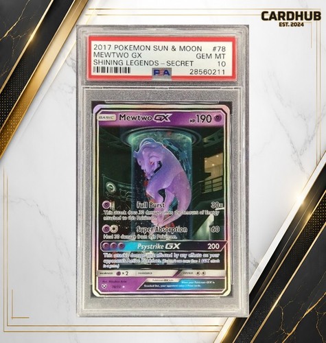 Carta pokemon mewtwo - gx, 78/73