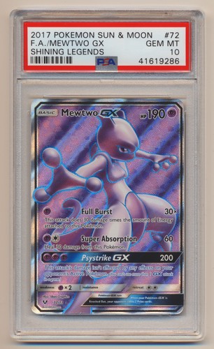 Psa pokemon shining legends - 10,