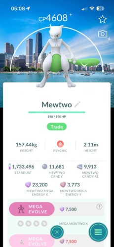 Shiny mewtwo pokemon trade - shiny,