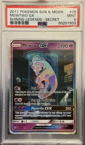 Mewtwo 73 secret rare - gx,